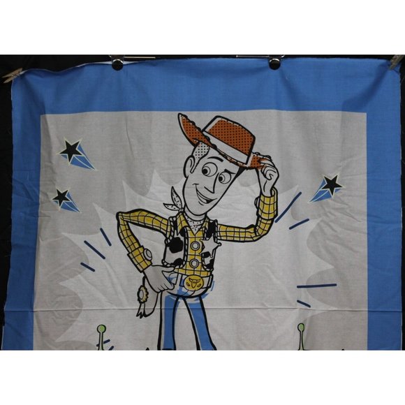 Disney Woody Aliens Toy Story Crowd Print Fabric Springs Creative 1 Yard Panel - Picture 2 of 7